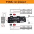 thumbnail image 2 of Sensor de movimiento PIR de luz SMD 2835 flexible y regulable para escaleras, control inalámbrico para escaleras, color negro, 2 of 5