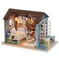 thumbnail image 1 of Casa de muñecas DIY en miniatura Vintage casa de muñecas hecha a mano colorida decoración accesorio cumpleaños juguetes hogar interior adulto Kits y herramientas para tallar como se muestra 1 Naiovety HA075043-01, 1 of 6