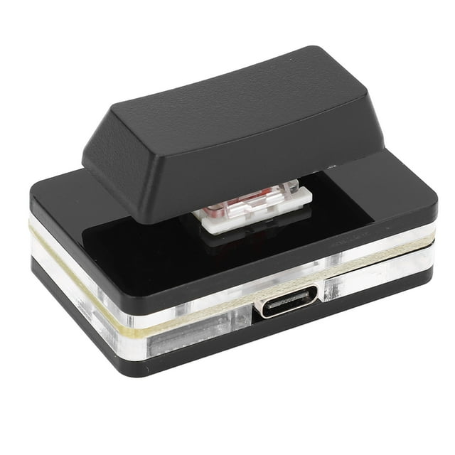 Clavier Macro Programmable pour PC, Clavier USB Mini 1 Touche Défini par L' Utilisateur, Pavé Numérique OSU avec Lumière RGB, Raccourci Personnalisé, Fonction de Mémoire