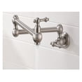 thumbnail image 2 of Brass Folding Kitchen Faucet Single Cooling Double Opening Wall Type Kitchen Tap Telescopic Rotating Washing Basin Sink Faucet ,bar Laundry RV Farmhouse, 2 of 4