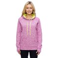 thumbnail image 1 of J America Ladies' Cosmic Contrast Fleece Hood - JA8616, 1 of 4