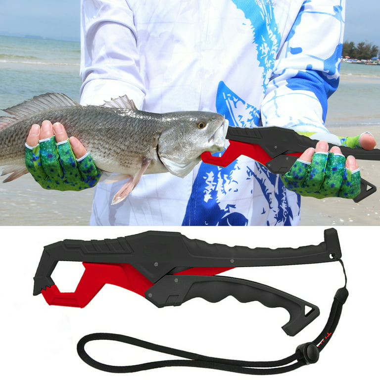 harmtty Fish Gripper with Lanyard Ergonomic Handle Waterproof