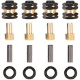 thumbnail image 1 of Brass Extended Wheel Hub Adapter Axle Counterweight for Axial SCX24 JLU Deadbolt C10 Upgrades, 1 of 5