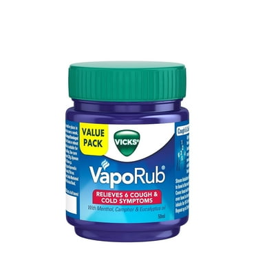 Vicks Vaporub Relief Cold Cough Blocked Nose Headache Body Ache Cream 50Ml