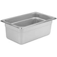 thumbnail image 4 of TrueCraftware- Quarter Size 4" Deep Stainless Steel Anti-Jamming Steam Pan 25 Gauge- Steam Food Pan Anti-Jam Steam Table Hotel Pan for Restaurant Family Events Personal Catering Use, 4 of 6