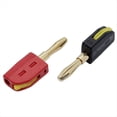 thumbnail image 2 of P10064 10 Conectores Banana de 4 mm, Conexión Rápida de Alta Corriente, Chapados en , 32 A, para Pruebas Eléctricas, 2 of 6
