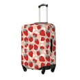 thumbnail image 2 of Uemuo Red Strawberry Printed Washable Luggage Cover - Fashion Suitcase Protector Fits 18-32 Inch Luggage -Medium, 2 of 9