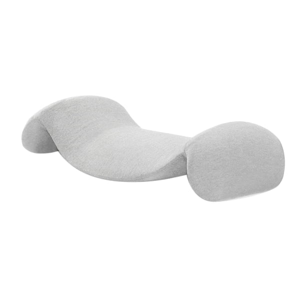 Cojín para dormir de almohada multifuncional para viaje para dormir en la parte inferior de la espalda gris claro Jinwen almohada lumbar