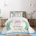 thumbnail image 3 of Ambesonne Colorful Quilted Bedspread Set 2 Pcs, 13th Birthday Gifts, Twin Size, Multicolor, 3 of 6