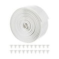 thumbnail image 2 of Gazechimp Chair Vinyl Strap Furniture Replacement Straps PVC Easy to Install DIY Lawn Chair Repair Straps for Outdoor Lawn White, 2 of 8