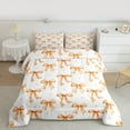 thumbnail image 2 of Castle Fairy Kawaii Ribbon Bow Boy Girl 3 Pieces Queen Comforter Set,Dreamy Princess Ultra Soft Bedding Sets,Polka Dots Bedding Comforter Set Breathable,Super Cozy Room Decor,Reversible, 2 of 8