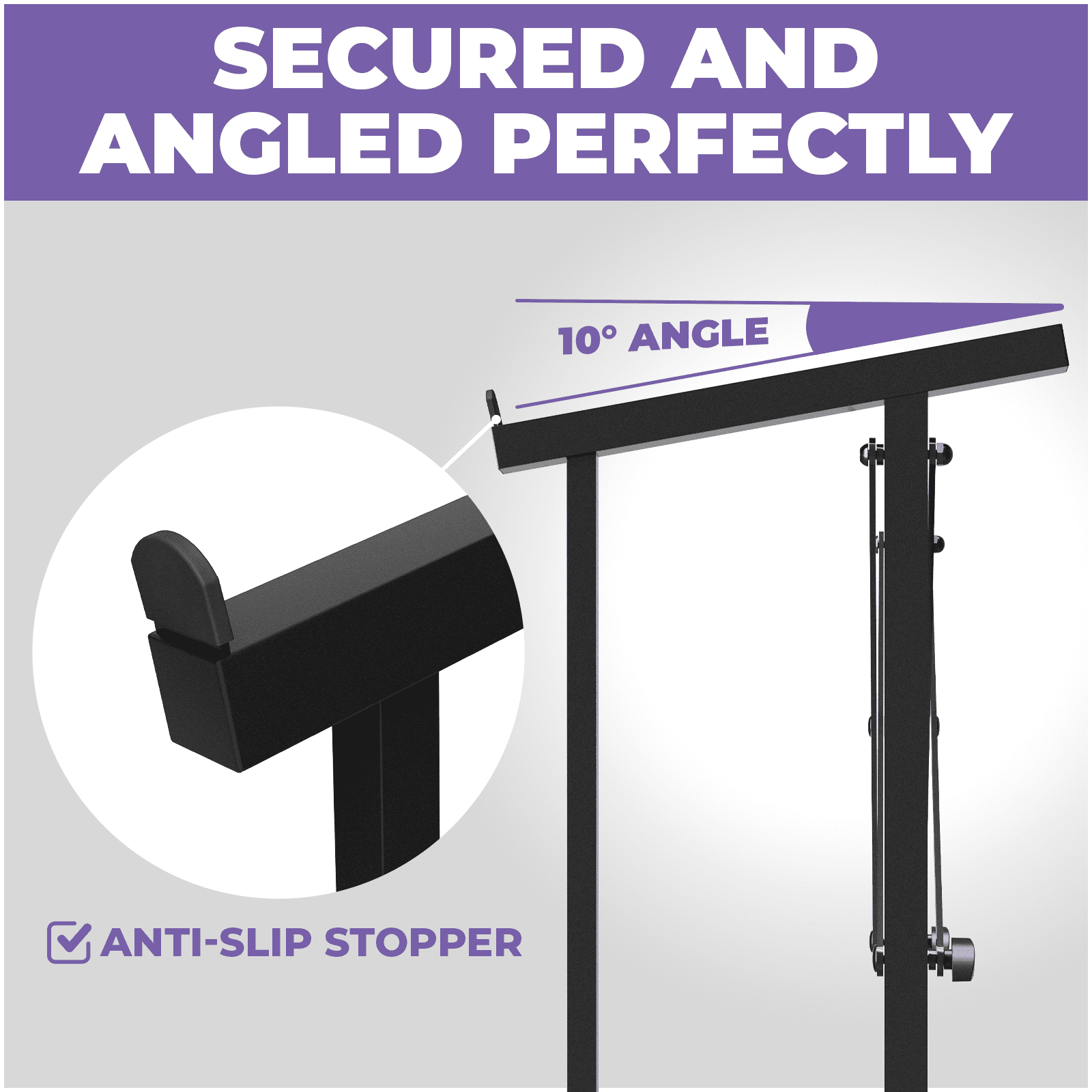 Liquid Stands Portable Audio Mixer Stand - Angled Foldable & Adjustable Studio Music Mixer Synth Stand - MPC Stand For Drum Machines, DJ Turntables, Audio Rack Music Equipment & More