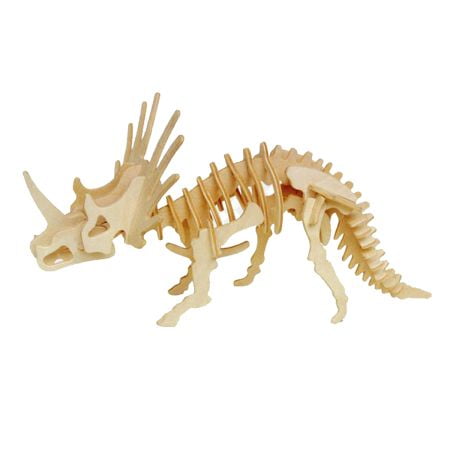 - Styracosaurus Wooden Dinosaur Skeleton Model Kit