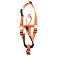 thumbnail image 1 of Bozal para perro con cuello ajustable para evitar morder y ladrar, protector bucal de nailon transpirable para caminar y entrenar, color naranja M, 1 of 5