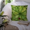 thumbnail image 3 of Carolines Treasures BB5754PW1414 Shamrocks and Lady bugs Fabric Decorative Pillow, 14Hx14W, multicolor, 3 of 4