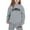 Grey, variant on Kiijoy Toddler Girls Sweatsuit Los Angeles Print Active Hoodie and Joggers Set, Sizes 3-4T