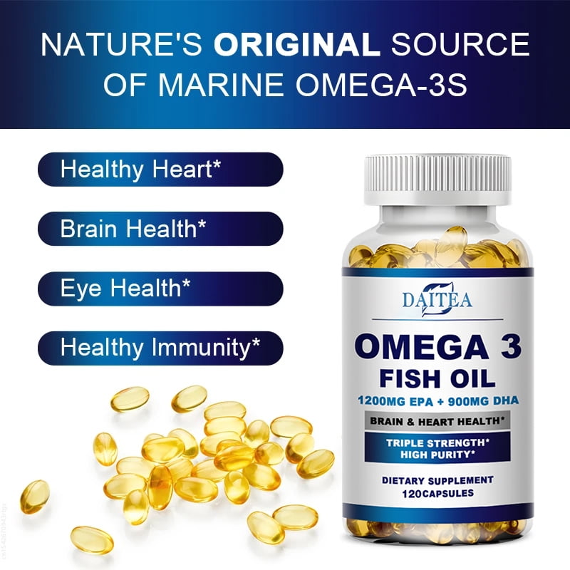 Omega 3 Fish Oil 1200MG EPA+900MG DHA60capsules