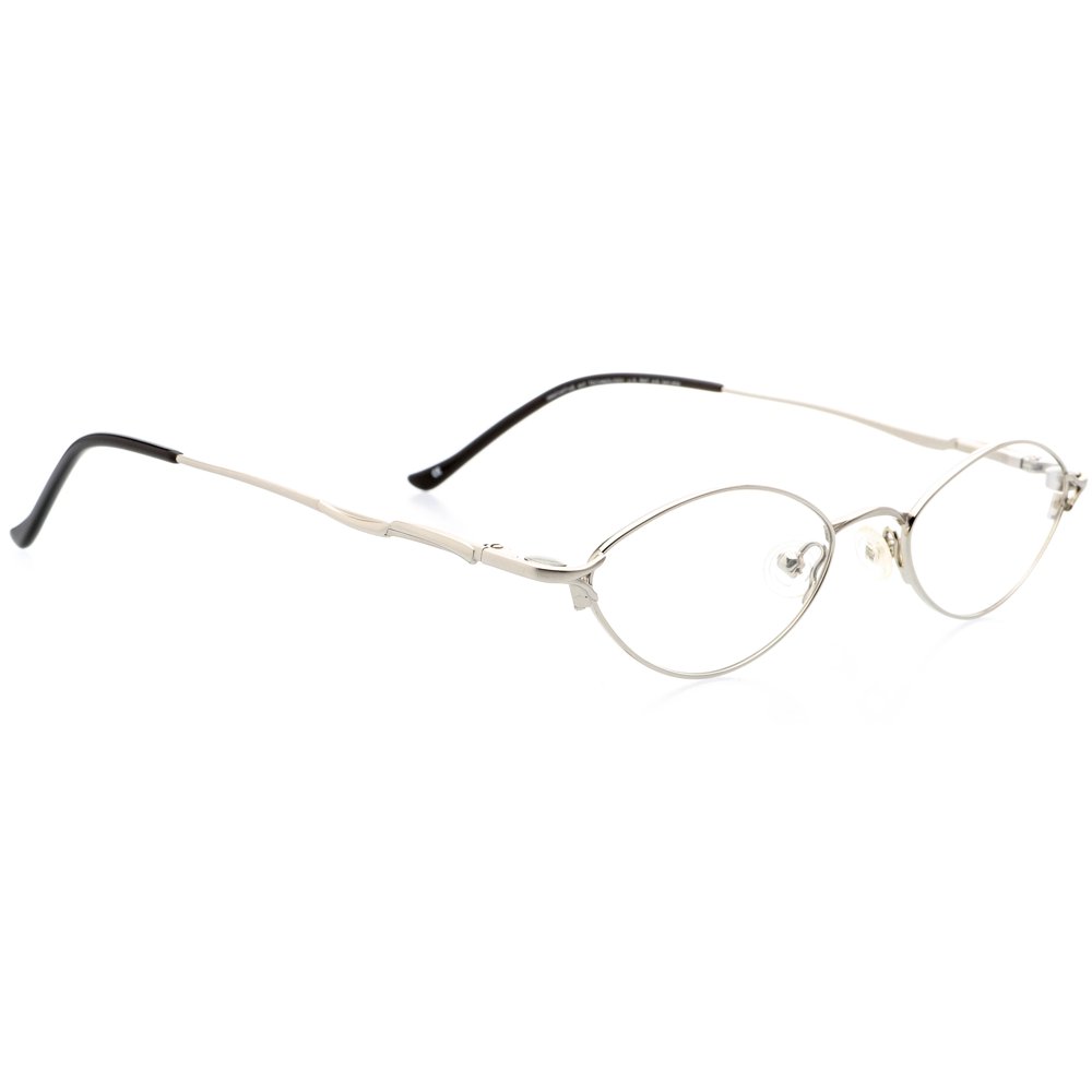 Optical Eyewear Oval Shape, Metal Full Rim Frame Prescription