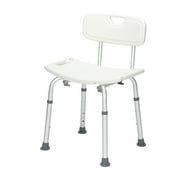 Elder Moveable Shower Chair Backrest Household Bathroom Non-slip Pregnant Woman Rest Stool Adjustable Stable Bathing Chair