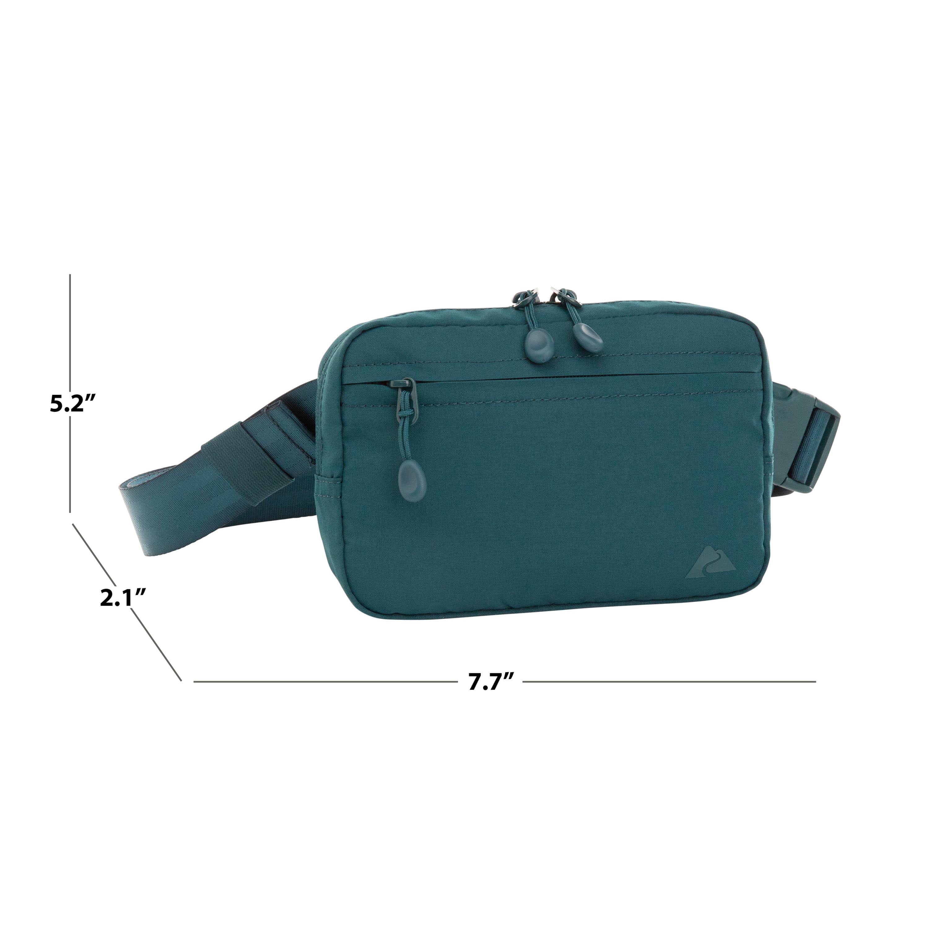 Ozark Trail Unisex Polyester Denver Fanny Pack, Teal