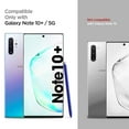 thumbnail image 2 of [1 Pack] Galaxy Note 10 Plus 6.8" Screen Protector & Camera Lens Protector, Allytech 3D Curved Edge Tempered Glass Support Fingerprint Sensor HD Clear Full Coverage for Samsung Galaxy Note10+, 2 of 8