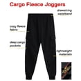 thumbnail image 2 of Quad Seven Boys Sweatpants Cozy Lightweight Fleece Athletic Joggers and Cargo Pants 2 Pack, 2 of 7
