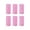 Pink, variant on Silicone Watch Strap Loops, 24mm Universal Band Keepers, Replacement Rubber Buckle Rings for Smart Watch Bands, Fitness Trackers （ 0.39" x 0.28" ）