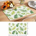 thumbnail image 6 of Palm Leaves Placemats Set of 4, Spring Leaf Non-Slip Place Mats Washable Table Mats for Kitchen Dining Table Decorations Indoor/Outdoor, 6 of 9
