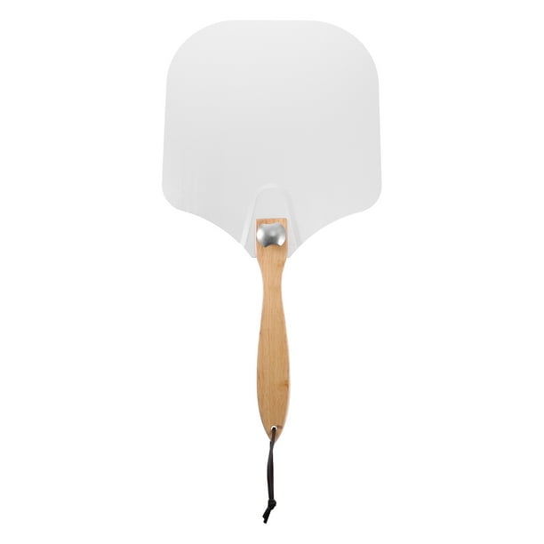 FELTECHELECTR Pala para pizza de acero inoxidable con mango plegable Espátula para pizza Paleta giratoria