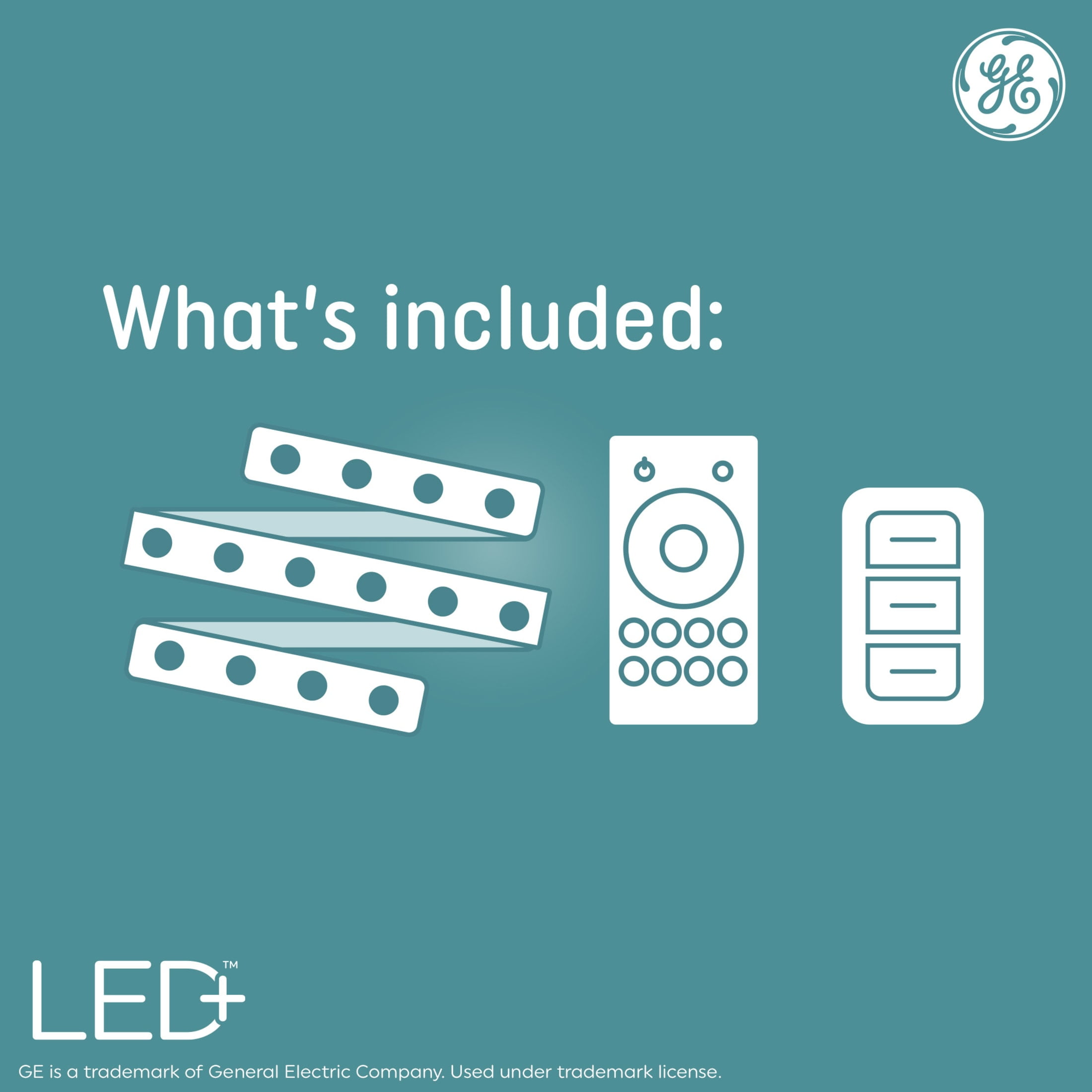 GE LED+ Color Changing LED Light Strip for Bedroom and Indoor Room Décor, 32ft, 1pk