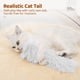 thumbnail image 4 of Juguete Kicker para gatos con hierba gatera y papel que hace ruido, peluche suave, suministros interactivos para mascotas resistentes a la masticación para gatos y gatitos, gris/verde/beige, 9,44, 4 of 6