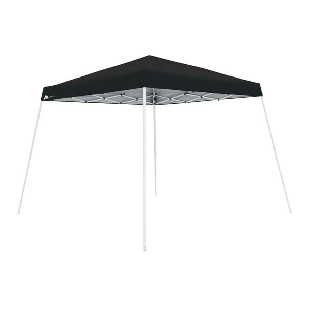 Ozark Trail 10'x10' Instant Slant Leg Outdoor Canopy, Black Walmart