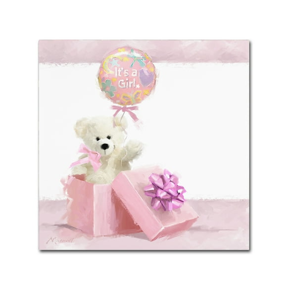 Trademark Fine Art 'It's A Girl' Canvas Art by The Macneil Studio