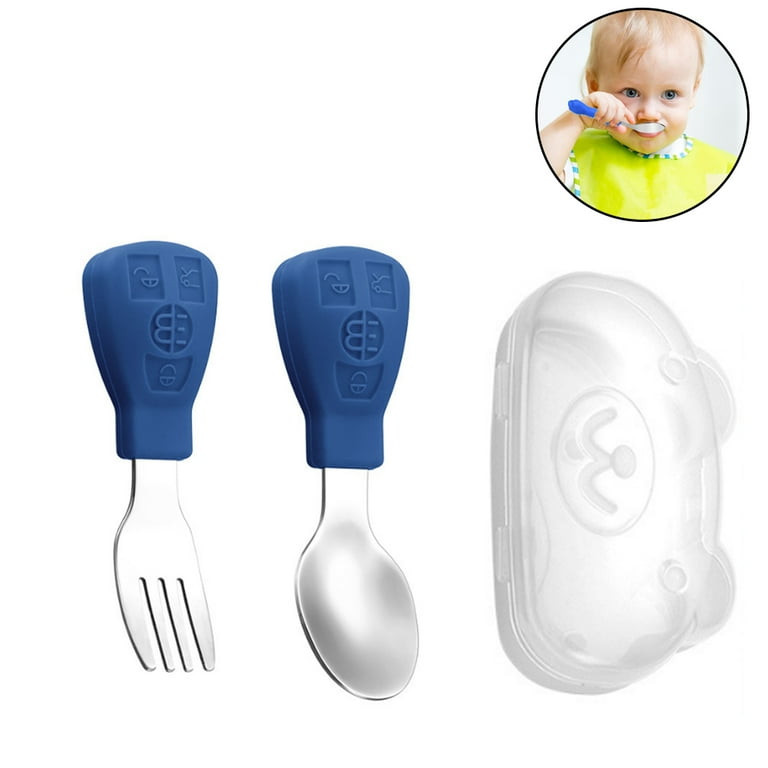 Mars Baby Flower Design Baby and Toddler Self-Feeding Training Utensil –  babyonmars