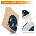 thumbnail image 5 of Yayeee Napkin Holder for Table Set of 2 Kitchen Paper Tissue Organization, Blue Fireflies Pattern, 5 of 8