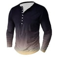 thumbnail image 2 of Mens Long Sleeve Tee Shirts Pack Clearance Sweatshirts Zip Men Button Casual Long Sleeve Round Neck Blouses Shirts, 2 of 4