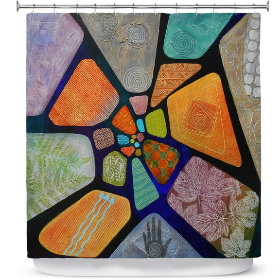Shower Curtains 70" x 73" from DiaNoche Designs by Jennifer Baird - Template