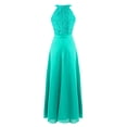 thumbnail image 2 of YiZYiF Womens Floral Lace Bodice Bridesmaid Prom Dress Wedding Party Dress, 2 of 7