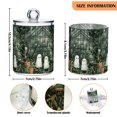 thumbnail image 5 of Yayeee 2 Pack Qtip Holder Bathroom Cotton Swab Canister with Lid Clear Dispenser Set, Cute Ghosts Playing, 5 of 6