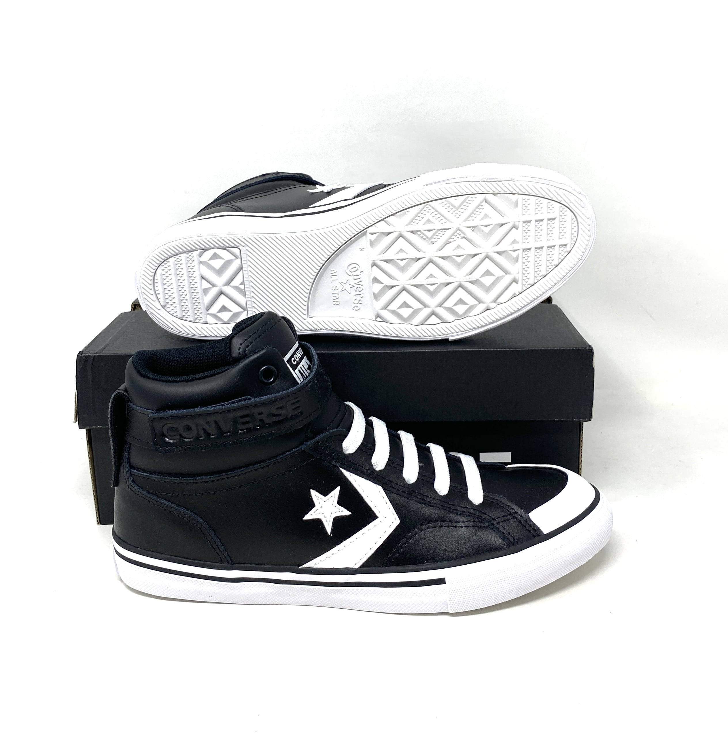Converse Pro Blaze Strap All Star High Top Black Sneakers 663608C - Walmart.com