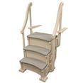 thumbnail image 1 of Confer Plastics Curved In-Pool 3 Step Ladder, In Ground Pool Stairs, 1 of 9