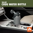 thumbnail image 4 of Ozark Trail 24 oz Stainless Steel Insulated Chug Water Bottle, Soothing Grey, 4 of 14