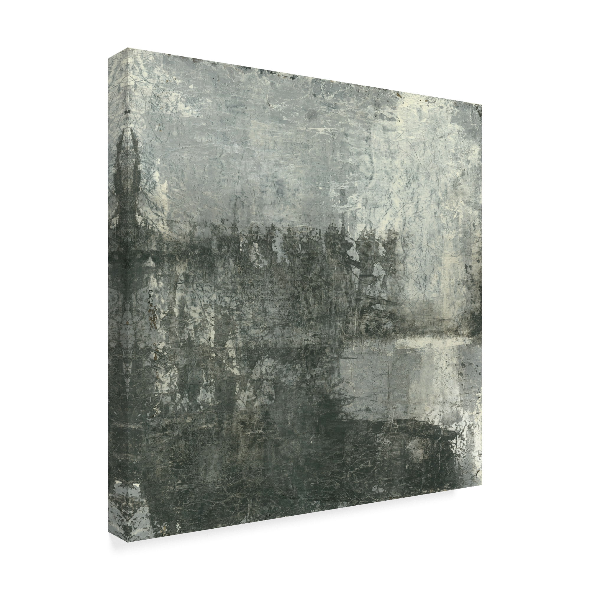 Trademark Fine Art 'Gray Abstract III' Canvas Art by Elena Ray