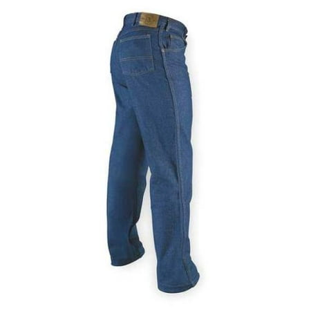 Indigo Striped Jeans - VF IMAGEWEAR PD60PW 42 X 34 Jean Pants, Indigo, Size 42x34 In
