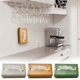 thumbnail image 1 of Soporte para caja de pañuelos acrílicos montado en la pared • Gran espacio para pañuelos faciales y toallas • Caja transparente de papel para cocina en baño, 1 of 3