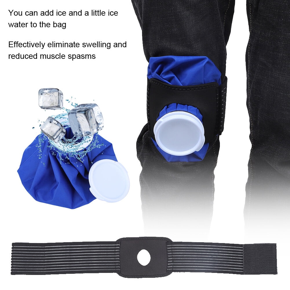 Cold Therapy Ice Pack Bag, Waterproof Reusable Ice Bags for Osteoarthritis Relief, Support Strap Included for Hands-Free Application (Ideal for Hot & Cold Therapy Sessions)