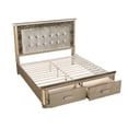 thumbnail image 4 of 4PC wood bedroom set, snake - skin and LED details, for a grand bedroom, 4 of 6