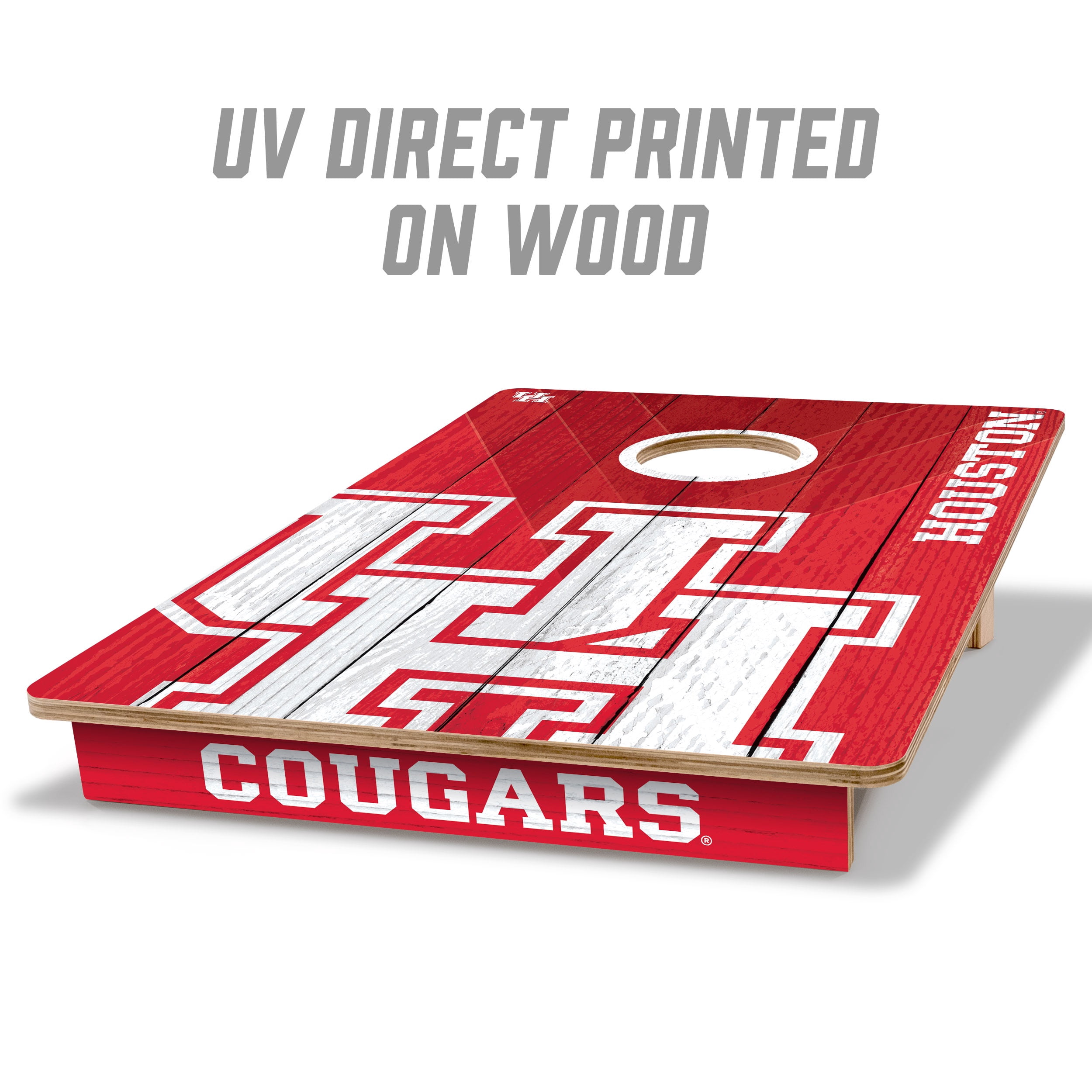 YouTheFan NCAA Houston Cougars 2' x 3' Cornhole Game No Bags