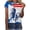 Blue, variant on OAVQHLG3B 4th of July Outfits for Women American Flag T Shirt Summer Tops for Women Tops Printe Casual Loose Fit Tee Shirts Blouse Print Round-neck Shirt