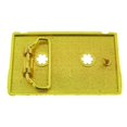 thumbnail image 2 of Cassette Belt Bucke Music Old School Style Gold Metal Retro Hip Hop Rock n Roll, 2 of 2